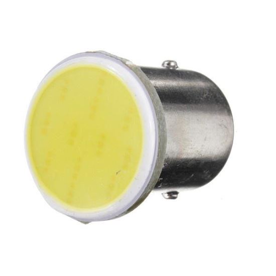 Set 2 becuri pozitie, 36 Led COB, 12V, G18-BA15S, alb