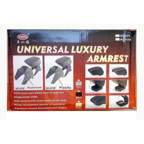 Cotiera auto universala negru si rosu 4 USB si incarcator cu USB la bricheta AC-487LU
