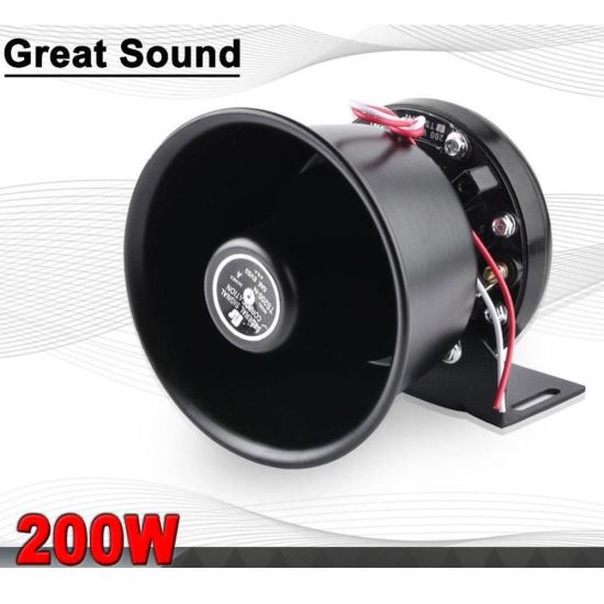 Sirena profesionala 200W 200-N  Series A SAE EVS3 SOUND off SIGNAL