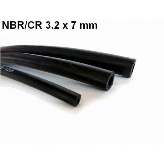 Furtun combustibil, cu insertie, NBR/CR, interior fi 3.2x7 Fagumit