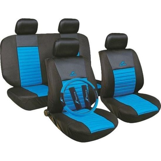 Set huse auto universale, airbag, cu husa volan si centura, 24016/3 Tango Racing