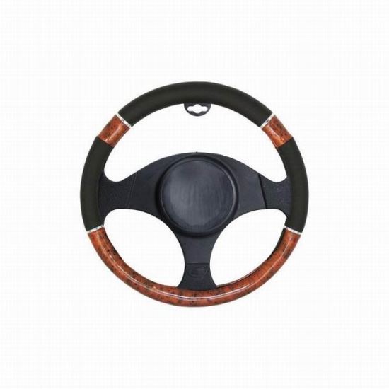 Husa volan 37-39cm, lemn cu imitatie piele 6941 Automax