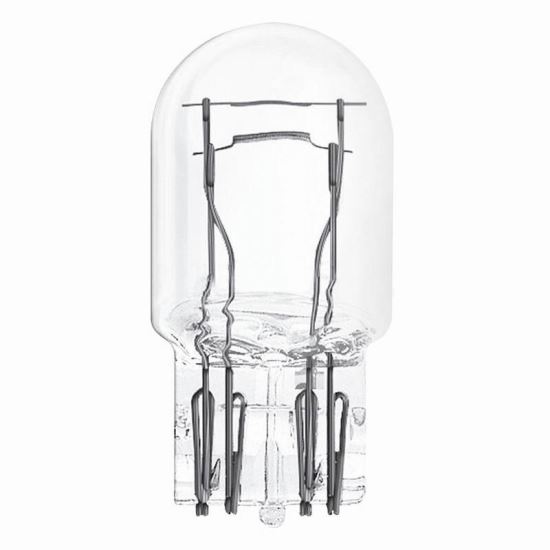 Set 10 bucati bec soclu sticla, 12V/21W/5W, W21/5W, T20, W3x16Q, 02552 Amio