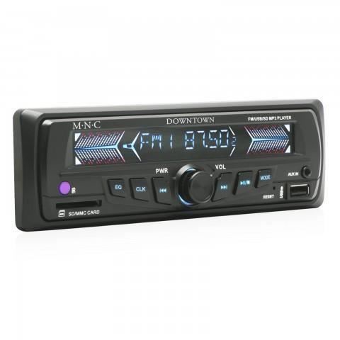 MP3 player M.N.C Maniac 39710 USB+card, telecomanda, 4x40W negru/gri