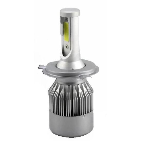 Set 2 becuri H4,  2 LED-uri COB, 12/24V 36w, 3800lm, 6000K, BK69045