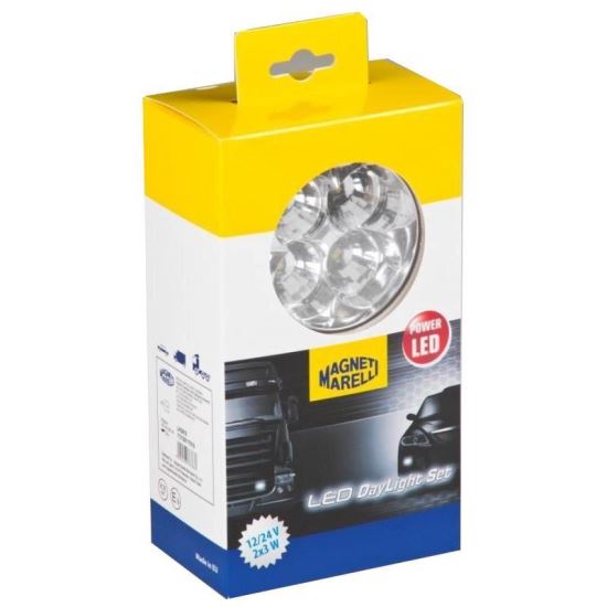 Proiector zi, DRL, Logan, fi90, 4 LED-uri 12-24V 2x2W, LAQ010 Magneti Marelli