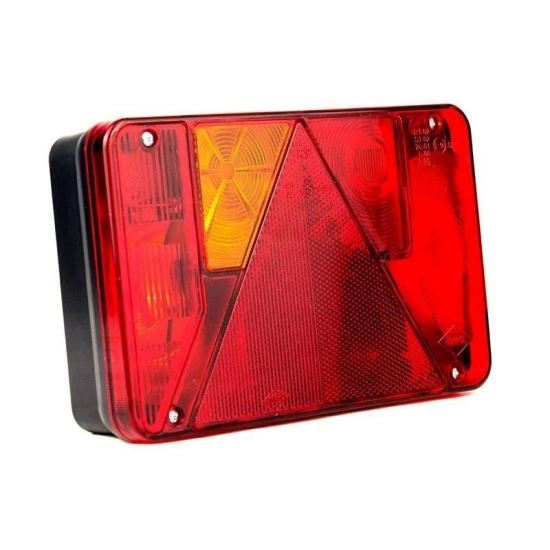 Lampa spate 219x142, 6 functii, cu triunghi si ceata, stanga, LZT 471 Horpol