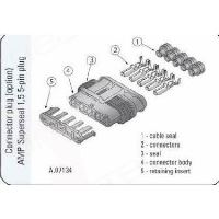Mufa conector cu 5 pini, AMP SS Superseal, TATA, fara fire,   A.07134 Wesem