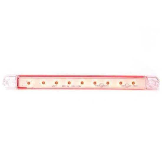 Lampa gabarit 100x15, LED, rosie, set 4 bucati, HB-S662r