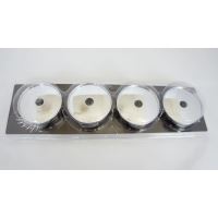 Capac ornament plastic jenti fi60 + embleme 4buc/set