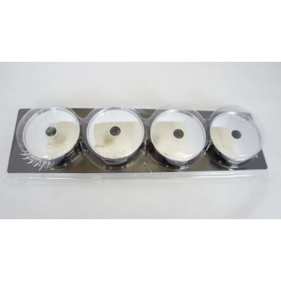 Capac ornament plastic jenti fi60 + embleme 4buc/set
