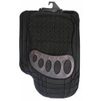 Covorase auto 75x50 ajustabile cauciuc cu carbon silver Paws 3009B H. Lucas