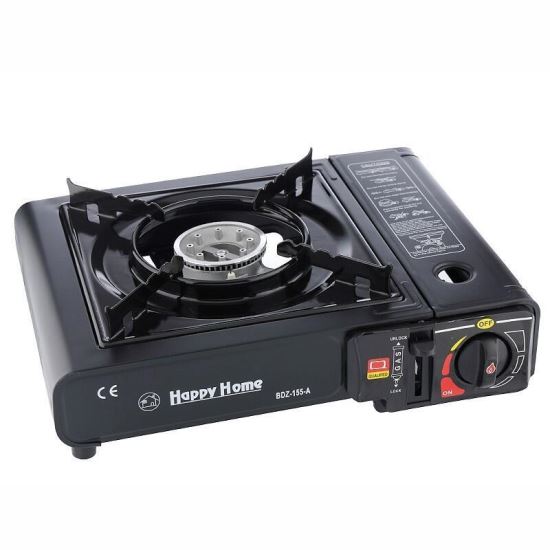 Aragaz portabil camping, aprindere automata, dubla alimentare butelie sau cartus gaz, 86995 Carmotion 