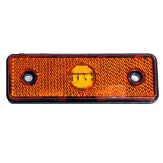 Lampa gabarit 100x35, LED, galbena, cu catadioptru, 24V, SA89 FASA 