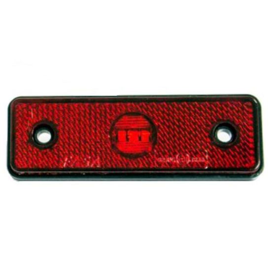 Lampa gabarit 100x35, LED, rosie, cu catadioptru, 24V, SA88 FASA