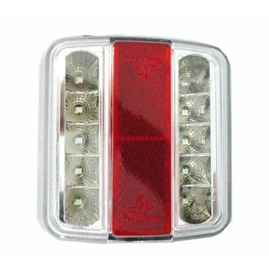 Lampa spate 100x90, 5 functii, iluminare numar, catadipotru, LED, JH120-rw Jiahui 