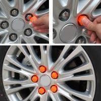 Ornament capacele silicon pentru prezoane 20 bucati/set 21" portocaliu