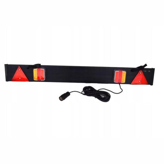 Kit lampi remorca cu bara, 1230mm, 2 triunghiuri, lampi LED, TT.12004