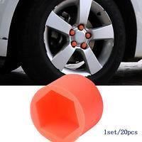 Ornament capacele silicon pentru prezoane 20 bucati/set 19" rosu