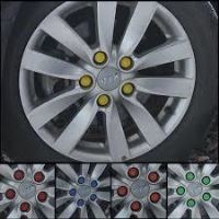 Ornament capacele silicon pentru prezoane 20 bucati/set 21" galben