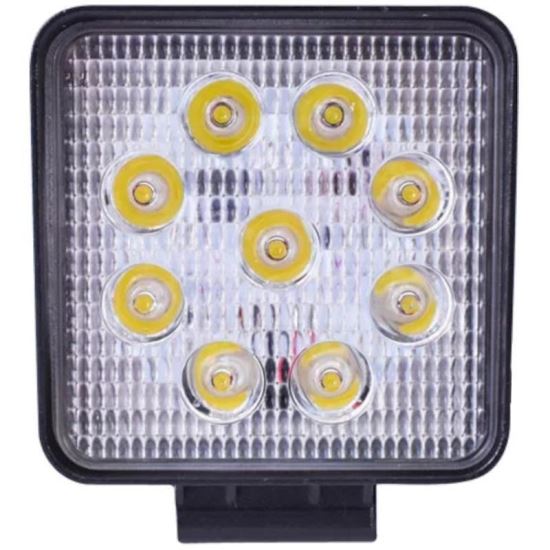 Proiector lucru 108x108, LED, 9-30V / 27W, 1890lm, flood, BK69005f