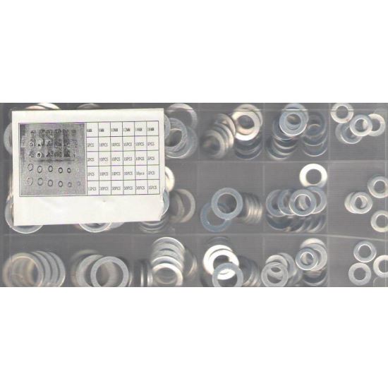 Trusa saibe aluminiu 150 bucati 6 marimi (6,8,10,11,12,16mm) S355
