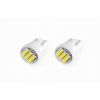 Set 2 becuri T10, 3 LED-uri SMD7020, 12V, W5W, 01096 Amio