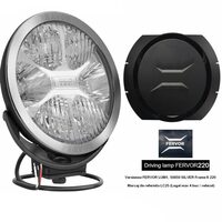 Proiector faza lunga fi220, cu LED, cu pozitie si aparatoare,  LC25, striat, Silver Edition, FERVOR 220 LUM1. 50850 Wesem, 2400lm, 27w, 12-24v, camioane, tir, offroad, 4x4