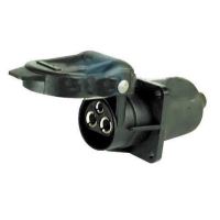 Priza 3 pini Mama, 4 puncte fixare JH037-B 