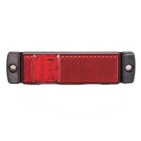Lampa gabarit 100x32, LED, rosie, cu suport cu urechi, 12V H5 339-12R