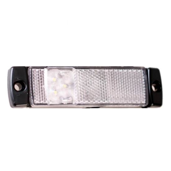 Lampa gabarit 100x32, LED, alba, cu suport cu urechi, 24V H5 339-24A