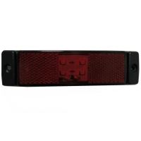 Lampa gabarit 100x32, LED, rosie, 24V, H5 340-24R