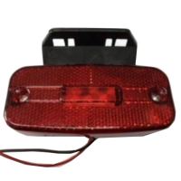 Lampa gabarit 110x50, rosie, cu suport, Iveco, 12-24V New01R