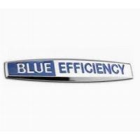 Ornament emblema metalica, adeziva, Blue Efficiency