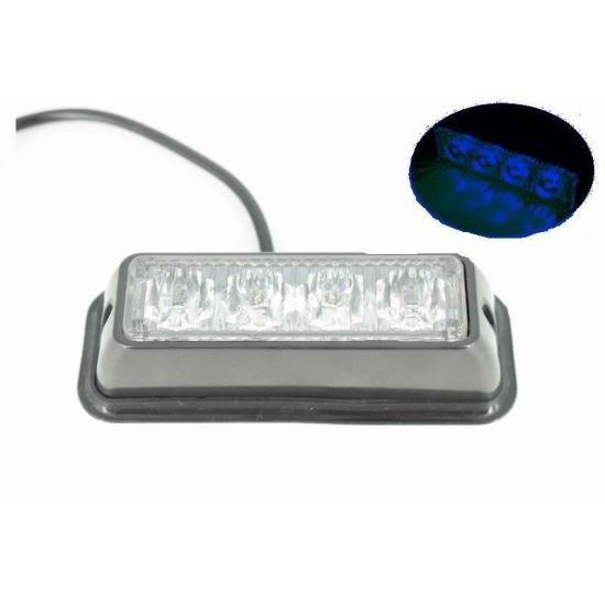 Proiector stroboscopic albastru, 4 LED, 4W, 572-BL Art