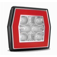 Lampa mers inapoi 2 suruburi, 99.6x93, LED, dispersor incolor, FT-124 Fristom