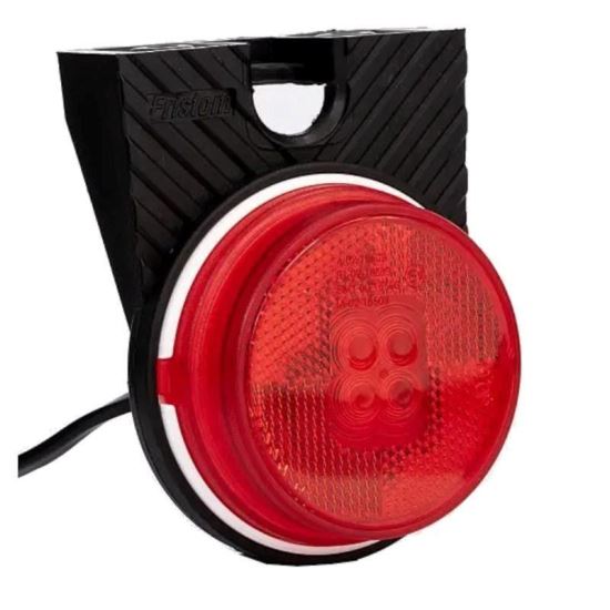 Lampa gabarit fi80, LED, rosie, dreapta, 12-30V, FT-060 P C+K Fristom