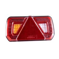 Lampa spate 252x133, 6 functii, cu triunghi, stanga, L1831, TruckLed