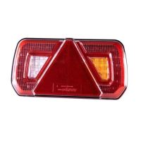 Lampa spate 252x133, 6 functii, cu triunghi, dreapta, L1832, TruckLed