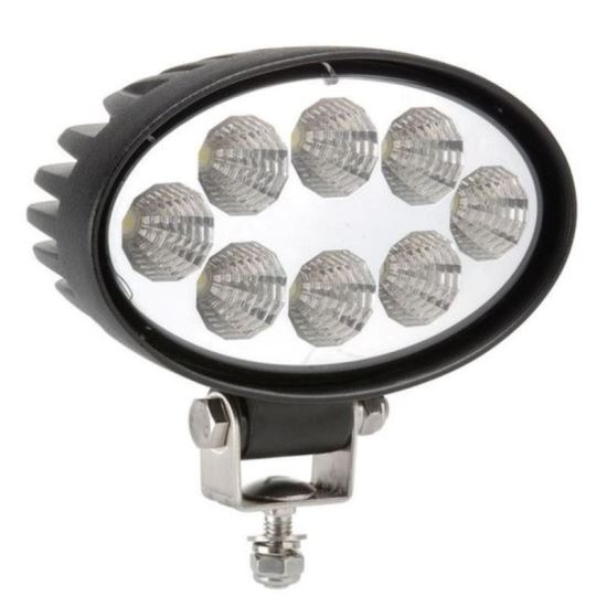 Proiector lucru 139x103, 8 LED-uri, 12-24V, 24W, 1900lm, flood, TT.13225