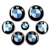 Set embleme metalice BMW Carbon