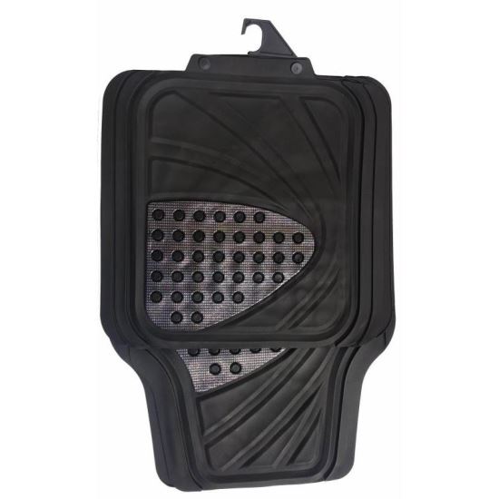 Covorase auto 72x52 ajustabile PVC+ carbon, puncte, 3009C H.L.
