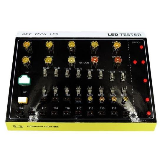 Tester becuri stand, 10 tipuri de dulii, 220v -> 12v