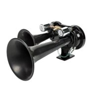 Claxon 12-24V, pe aer cu 2 pipe 35-22cm, 79888