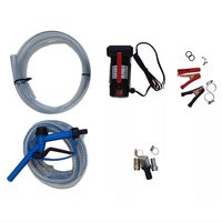 Set pompa electrica transfer motorina, 12V, 180W, 45L/min, mini CPN, cu furtune si pistol, PMP034   