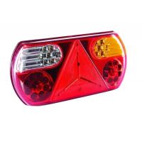Lampa spate 296x142, 5 functii, cu mers inapoi, LED, cu triunghi, dreapta L1827 TruckLed