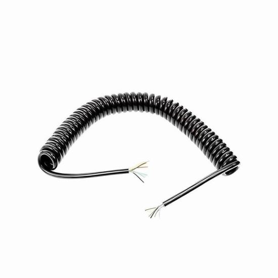 Cablu electric spiralat 2 fire 2x0.75mm2, 8m Horpol