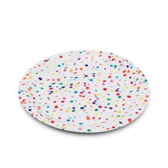 Set farfurii hartie, cu buline, 23cm Party 57311