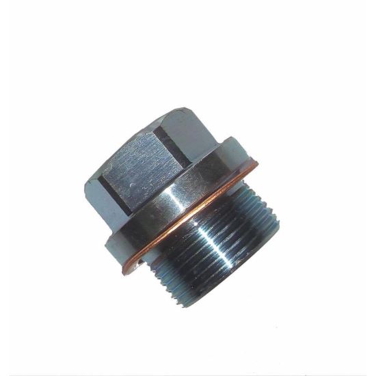 Dop racord M22x1.5 lung 27mm aluminiu 8767-al