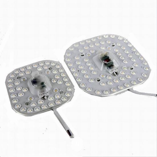 Lampa (plafoniera) 115x115, modul 48 LED-uri, 24W / 220V, prindere cu magnet